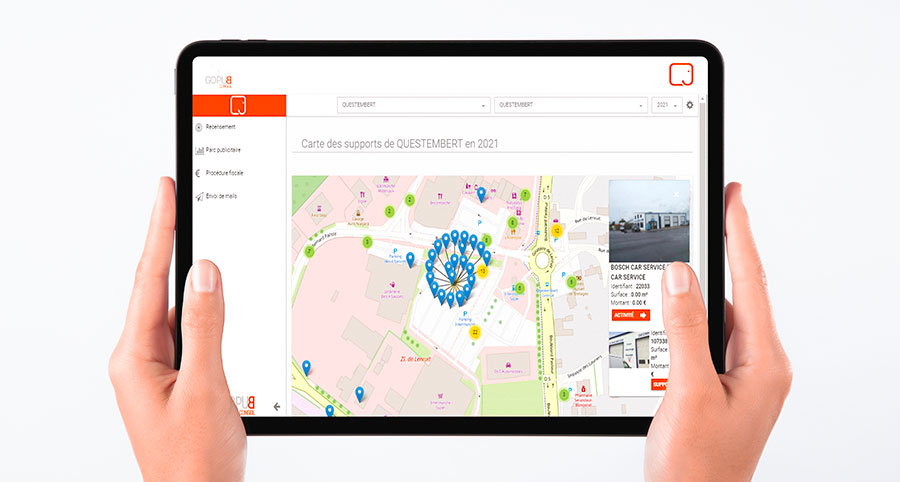 Faciliter le recensement des supports lumineux